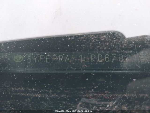 5YFEPRAE1LP067071 Toyota COROLLA LE