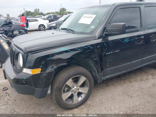 1C4NJPFA2HD118258 Jeep Patriot High Altitude Fwd