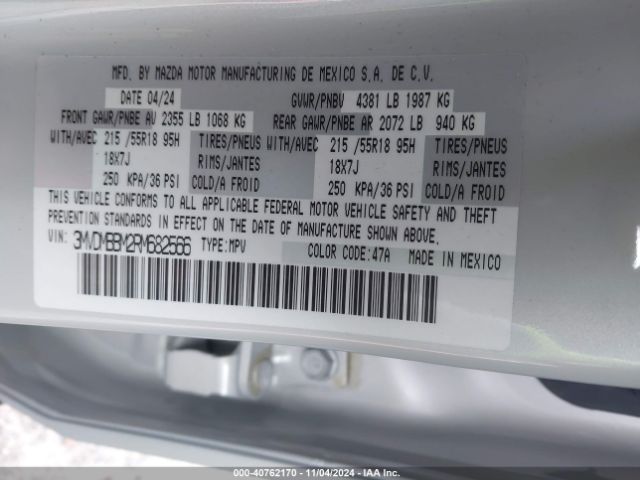 3MVDMBBM2RM682566 Mazda Cx-30 2.5 S Select Sport