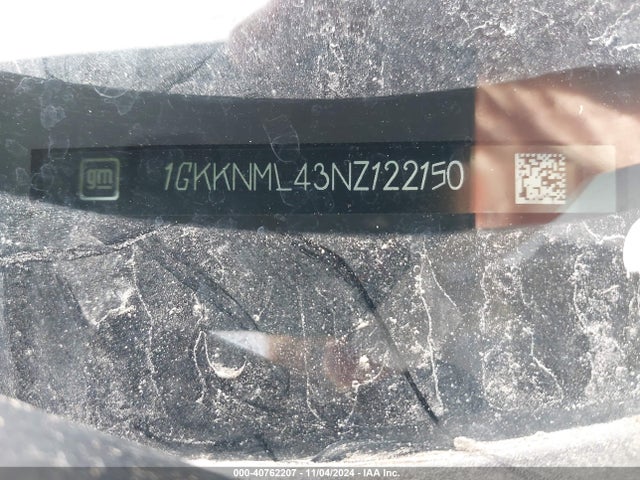 1GKKNML43NZ122150 GMC Acadia Fwd Slt