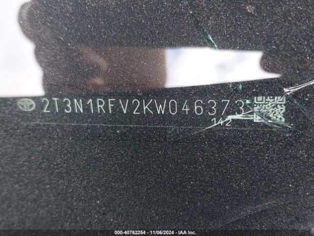 2T3N1RFV2KW046373 Toyota Rav4 Limited