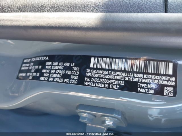 ZACCJBBB0HPE95732 Jeep Renegade Latitude 4x4