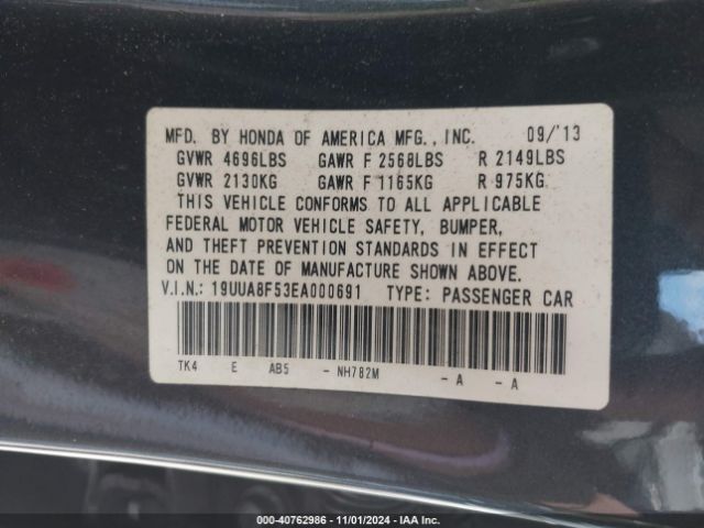 19UUA8F53EA000691 Acura Tl 3.5