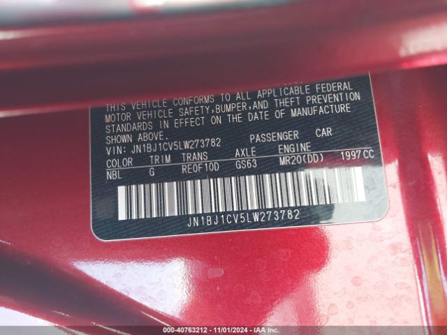 JN1BJ1CV5LW273782 Nissan Rogue Sport Sv Fwd Xtronic Cvt