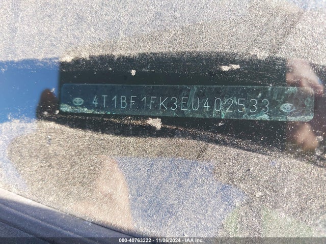 Toyota CAMRY SE 2014 4T1BF1FK3EU402533 Image 9