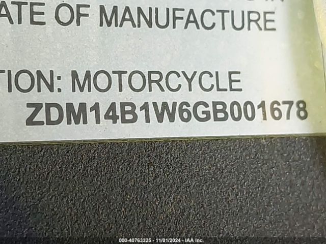 2016 DUCATI SUPERBIKE ZDM14B1W6GB001678 Photo 9