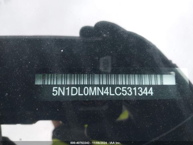 5N1DL0MN4LC531344 Infiniti QX60 PURE