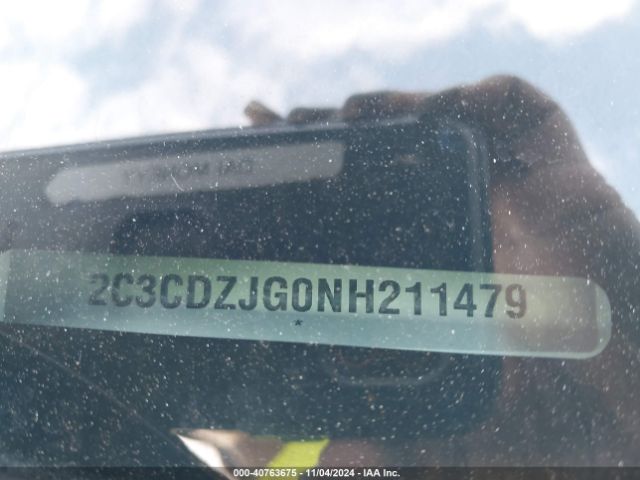 2C3CDZJG0NH211479 Dodge Challenger Gt