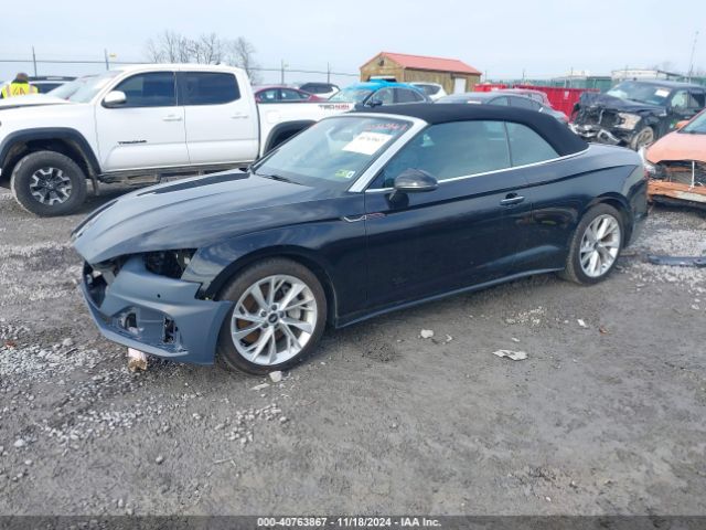 2021 AUDI A5 CABRIOLET WAUWAGF53MN002785 Photo 1