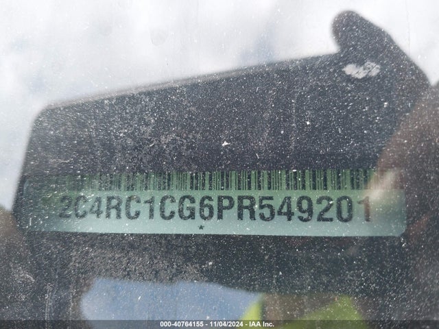 2C4RC1CG6PR549201 Chrysler Voyager Lx