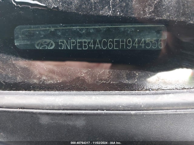 Hyundai SONATA GLS 2014 5NPEB4AC6EH944556 Image 9