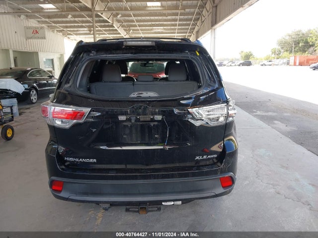Toyota Highlander Xle V6 2016 5TDJKRFH5GS250468 Image 16