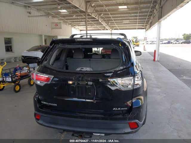 Toyota Highlander Xle V6 2016 5TDJKRFH5GS250468 Image 6