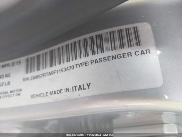 ZAM57RTA9F1153470 Maserati Ghibli S Q4