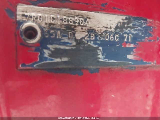 1967 FORD MUSTANG 7R01C188904       Photo 8