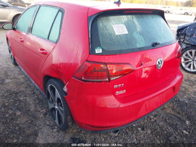 3VW4T7AU5FM070857 Volkswagen Golf Gti 2.0t Se 4-door