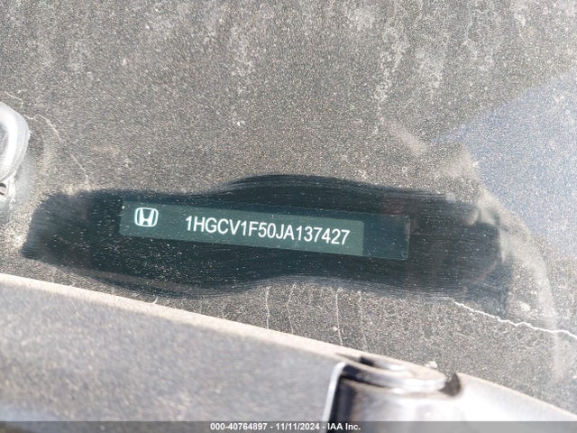 Honda Accord Ex-l 2018 1HGCV1F50JA137427 Image 9