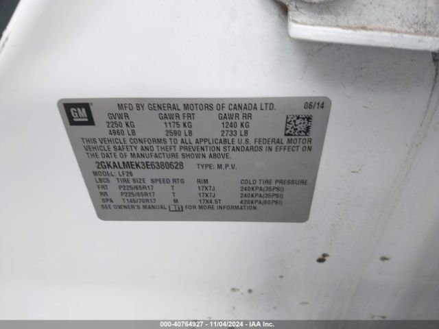 2GKALMEK3E6380628 GMC Terrain Sle-1