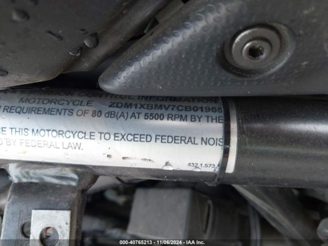 2012 DUCATI SUPERBIKE ZDM1XBMV7CB019658 Photo 9