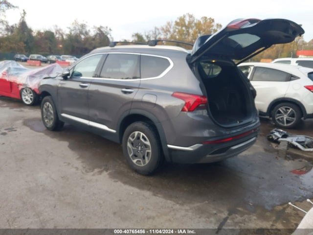 Hyundai Santa Fe Hybrid Blue 2021 KM8S2DA13MU013045 Image 3