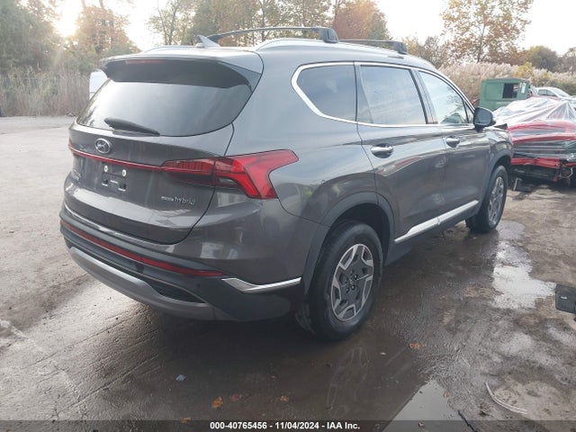 Hyundai Santa Fe Hybrid Blue 2021 KM8S2DA13MU013045 Image 4