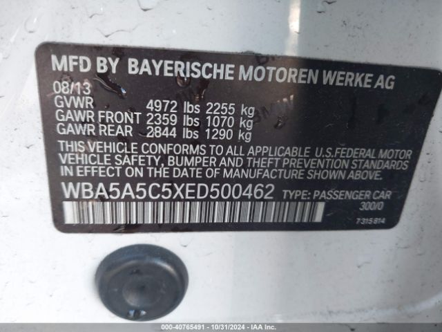 WBA5A5C5XED500462 BMW 528I