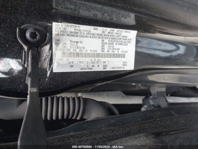 Ford FOCUS SE 2014 1FADP3F2XEL221298 Image 9