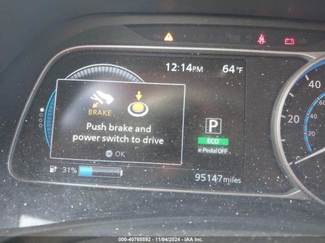 1N4AZ1CP0JC317680 Nissan LEAF S