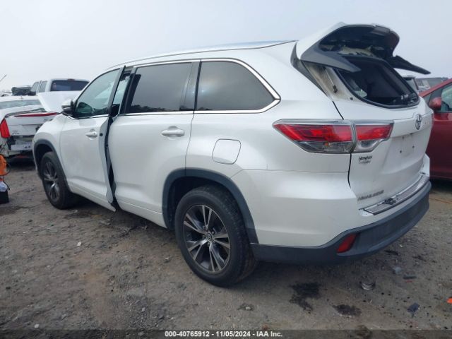 5TDKKRFH6GS162582 Toyota Highlander Xle V6