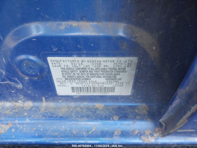 3N1CE2CPXFL410824 Nissan Versa Note Sv