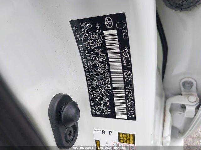 Toyota Prius 2015 JTDKN3DUXF0447744 Image 9