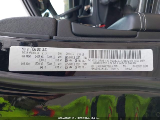 1C4RJFBG4HC785814 Jeep Grand Cherokee Limited 4x4