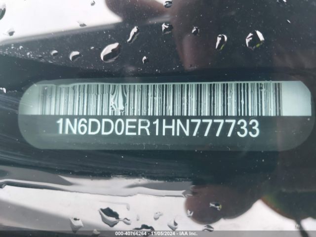 1N6DD0ER1HN777733 Nissan Frontier Sv