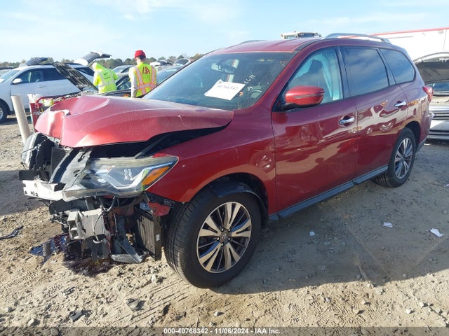 Nissan Pathfinder Sv 2017 5N1DR2MN0HC636075 Image 2