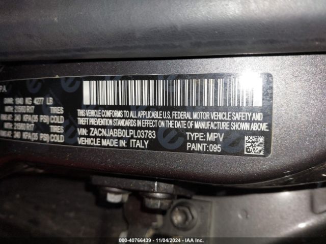 ZACNJABB0LPL03783 Jeep Renegade Latitude Fwd