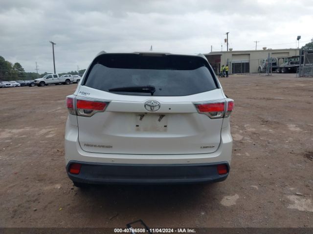 5TDYKRFH3GS159813 Toyota Highlander Limited V6