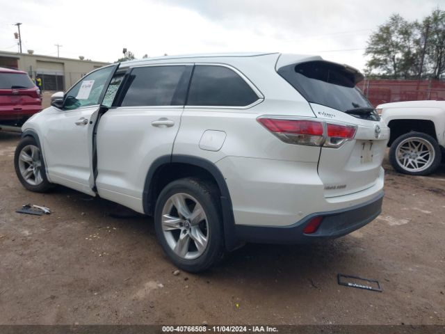 5TDYKRFH3GS159813 Toyota Highlander Limited V6