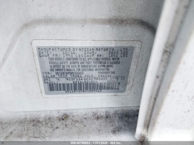 2017 NISSAN SENTRA 3N1AB7AP8HY209462 Photo 8