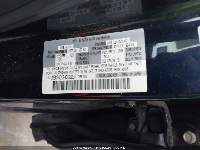 Mazda Cx-5 Touring 2017 JM3KFACL3H0128237 Image 9