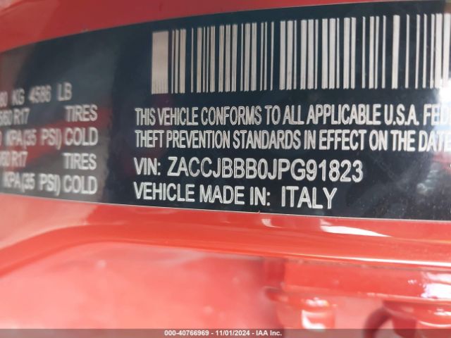 ZACCJBBB0JPG91823 Jeep Renegade Latitude 4x4
