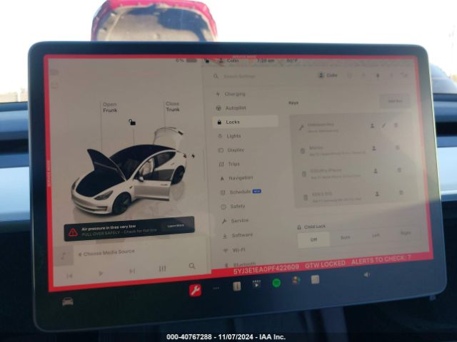 5YJ3E1EA0PF422609 Tesla Model 3 Rear-wheel Drive
