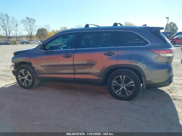 5TDJKRFH1GS310536 Toyota Highlander Xle V6