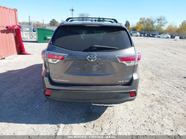5TDJKRFH1GS310536 Toyota Highlander Xle V6
