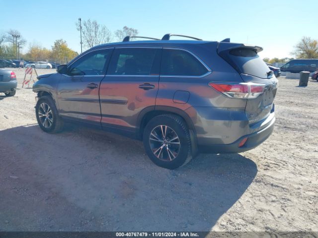5TDJKRFH1GS310536 Toyota Highlander Xle V6