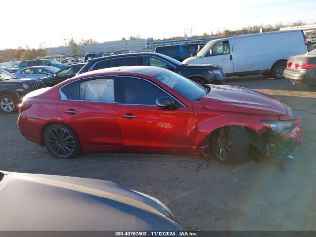 JN1FV7AR2KM800718 Infiniti Q50 3.0t Red Sport 400