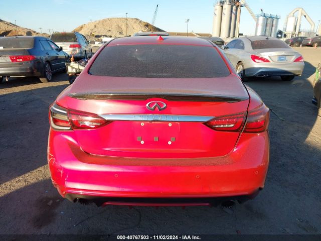 JN1FV7AR2KM800718 Infiniti Q50 3.0t Red Sport 400