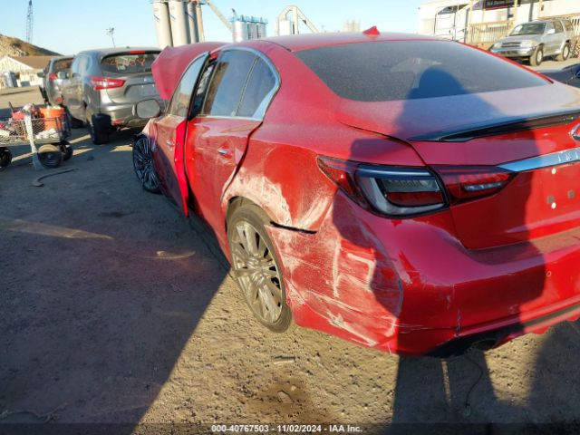JN1FV7AR2KM800718 Infiniti Q50 3.0t Red Sport 400