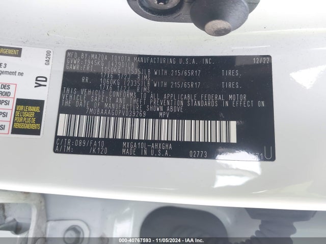 Toyota Corolla Cross Le 2023 7MUBAAAG0PV039269 Image 9