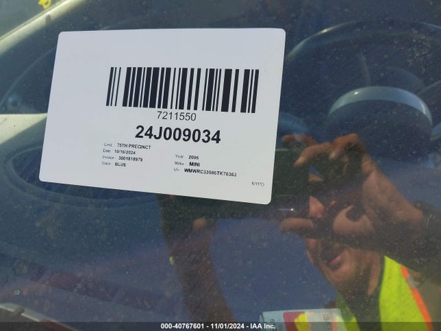 2006 MINI COOPER HARDTOP WMWRC33586TK70363 Photo 9