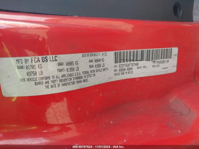 3C3CFFGE0FT657008 Fiat 500E BATTERY ELECTRIC